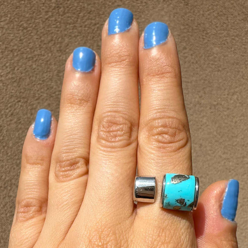Turquoise Cube Ring