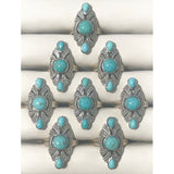 Turquoise Trio Ring