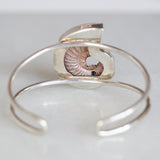 Metal Ammonite Artisan Cuff - large