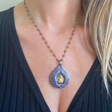Vintage Carved Buddha Necklace