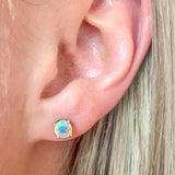 Ethiopian Opal Studs