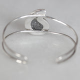 Metal Ammonite Cuff Bracelet- small