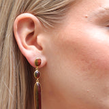 Watermelon Tourmaline Earrings