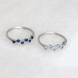 Gemstone Vine Stacker Ring