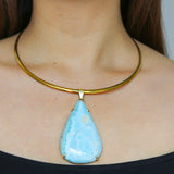 Queen of Atlantis Larimar Necklace