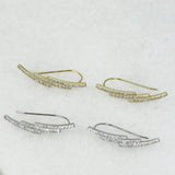 Lightning Bolt Ear Climbers