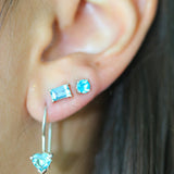 Tiny Gemstone Studs