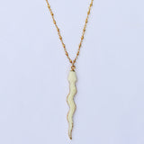 Carved Serpent Necklace