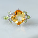 Crown Jewels Rings - Citrine & Peridot