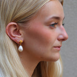 Ornate Diamond Pearl Drops