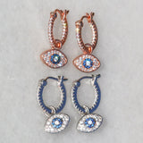 Evil Eye Ear Huggies