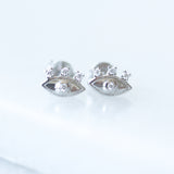 Evil Eye Eyelash Studs