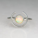Orbital Opal Ring
