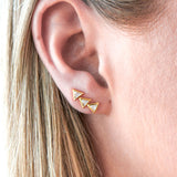 Three Triangle Ear Climbers