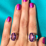 Amethyst Stunner Ring - Small Oval