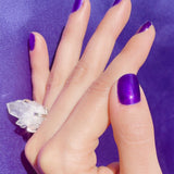 Crystal Cluster Ring - Silver
