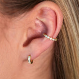 Crystal Spring Ear Cuff