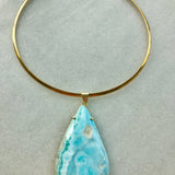 Queen of Atlantis Larimar Necklace