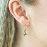 Lightning Bolt Charm Ear Huggies