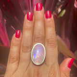 Moonstone Oval Bezel Ring