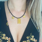 Ornate Onyx Filigree Necklace