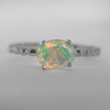 Tiny Princess Opal Ring