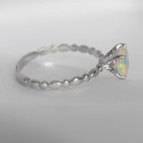 Tiny Princess Opal Ring