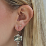 Pyrite + Green Amethyst Drops