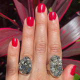 Medium Pyrite Ring - Oval size 8