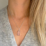 Rose Quartz Geo Necklace