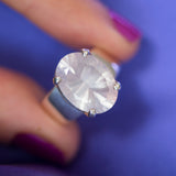 Rose Quartz Stunner Ring - Oval