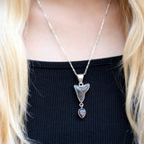 Shark Tooth Fossil Necklace