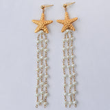 Shooting Starfish Earrings