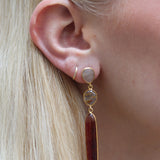 Watermelon Tourmaline Earrings