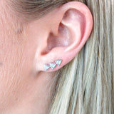 Three Triangle Ear Climbers