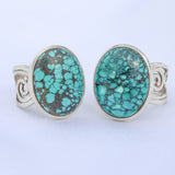 Framed Oval Turquoise Ring
