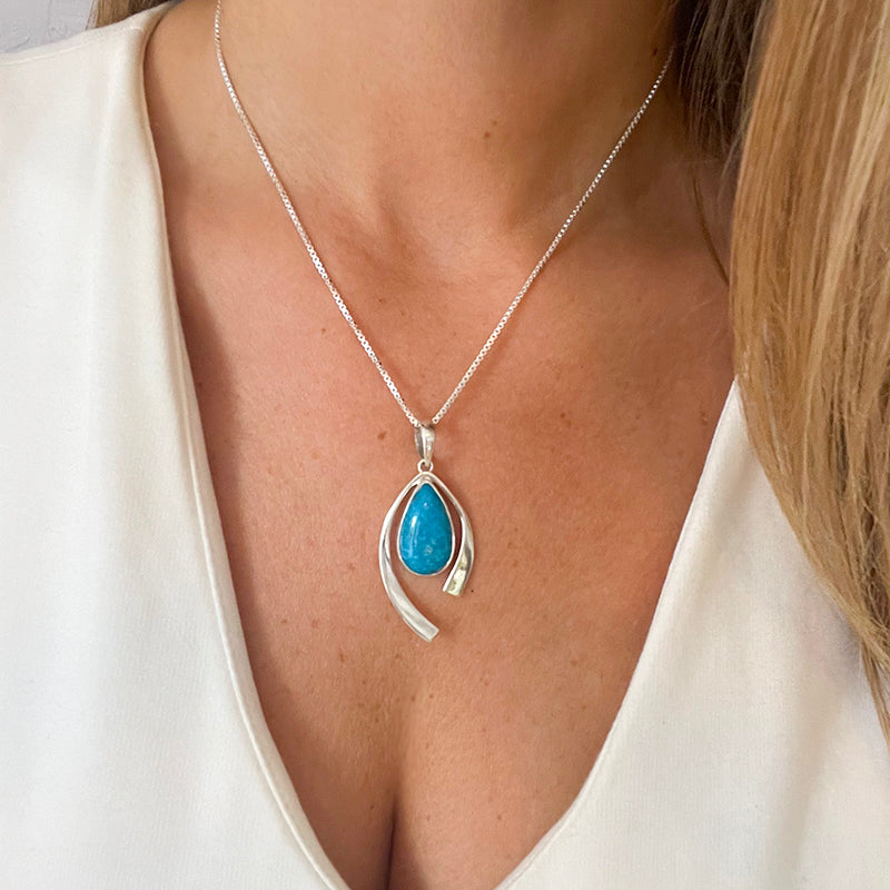 Turquoise Wave Necklaces