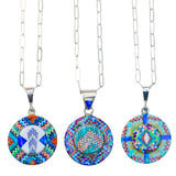 Mosaic Medallion Necklace