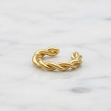 Gold Fill Twist Ear Cuff