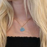 Aventurine Fan Necklace