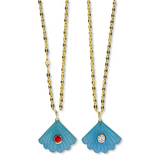Aventurine Fan Necklace