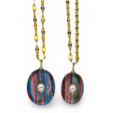 Rainbow Calsilica Necklace