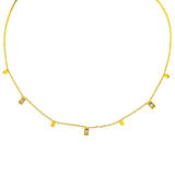 Dainty Baguettes Choker Necklace
