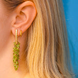 Peridot Cascade Earrings