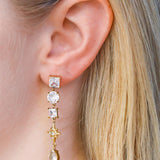 Starburst Long Dangle Earrings