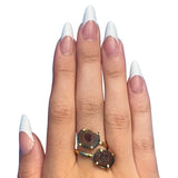 Druzy Geode Ring - adjustable