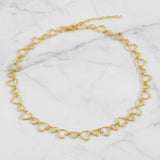 Heart Links Eternity Necklace