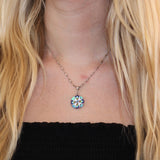 Mosaic Medallion Necklace - Small