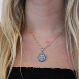 Mosaic Medallion Necklace - Small