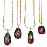 Ruby Zoisite Necklace - Small